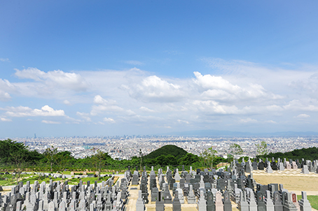 霊園全景
